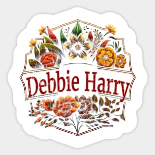 Flower Vintage Debbie Sticker